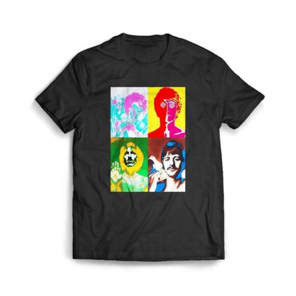 The Beatles Psychedelic T shirt retro vintage vtg - Picture 1 of 2